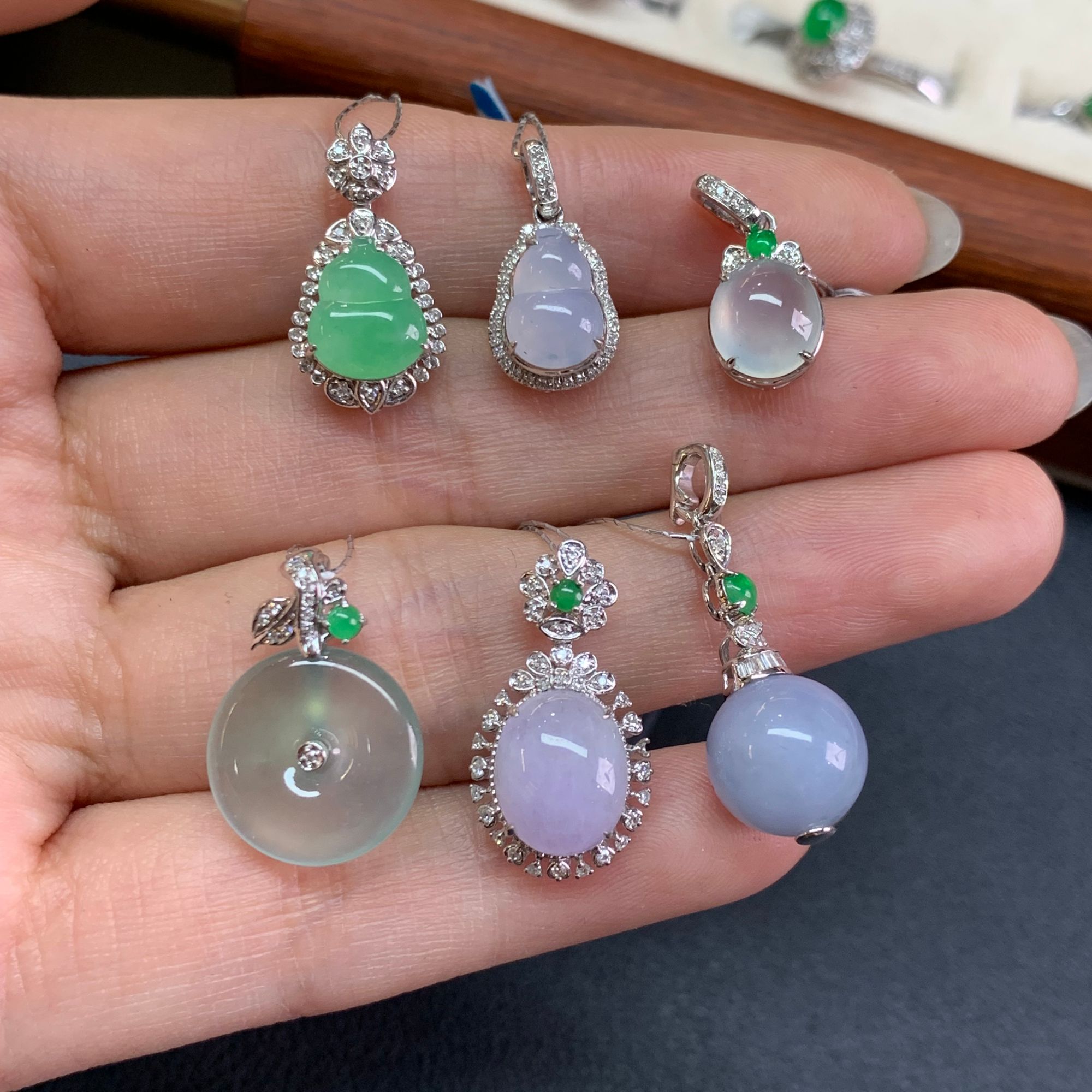 【彩虹盘】翡翠-多样性发一件-AL003|CXQ21