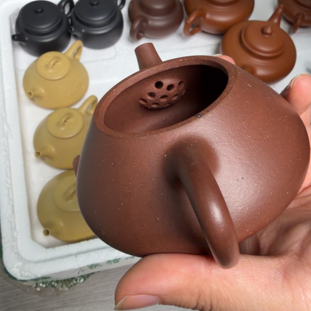 紫砂壶底槽清平盖石瓢