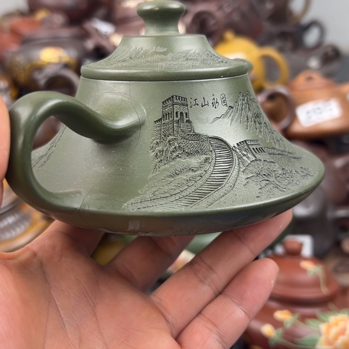 紫砂茶壶紫砂壶全裂漏水