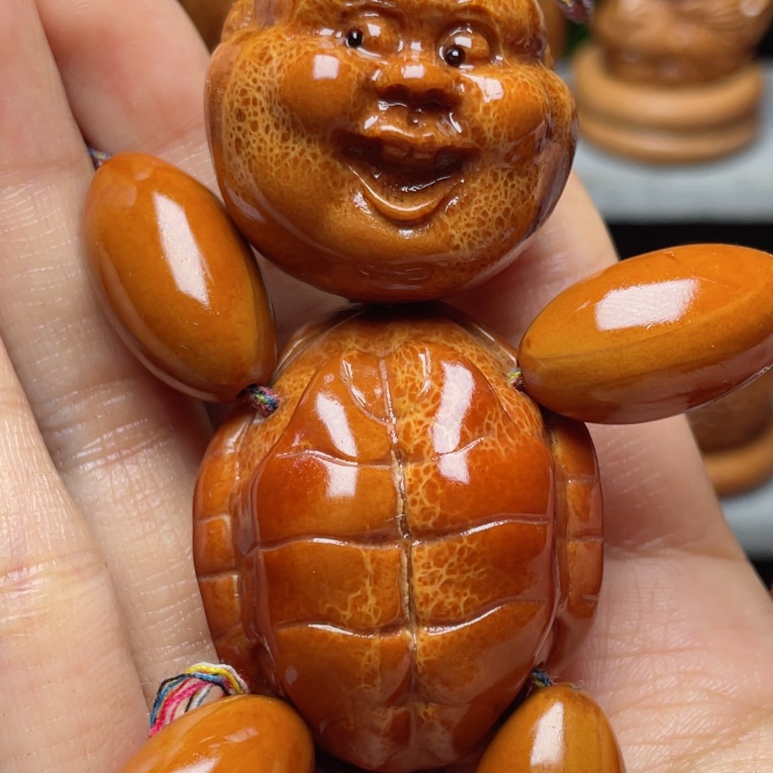 吊坠橄榄核龟仙人