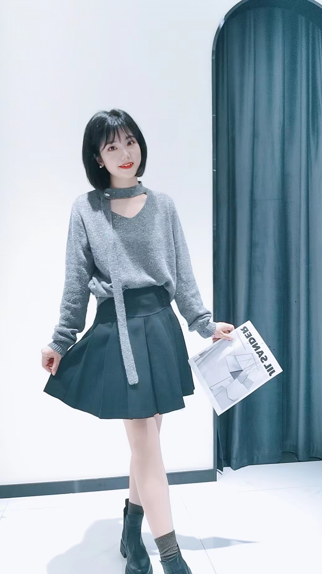 【老郭说穿搭】2025杨毛针织衫韩版长袖百搭