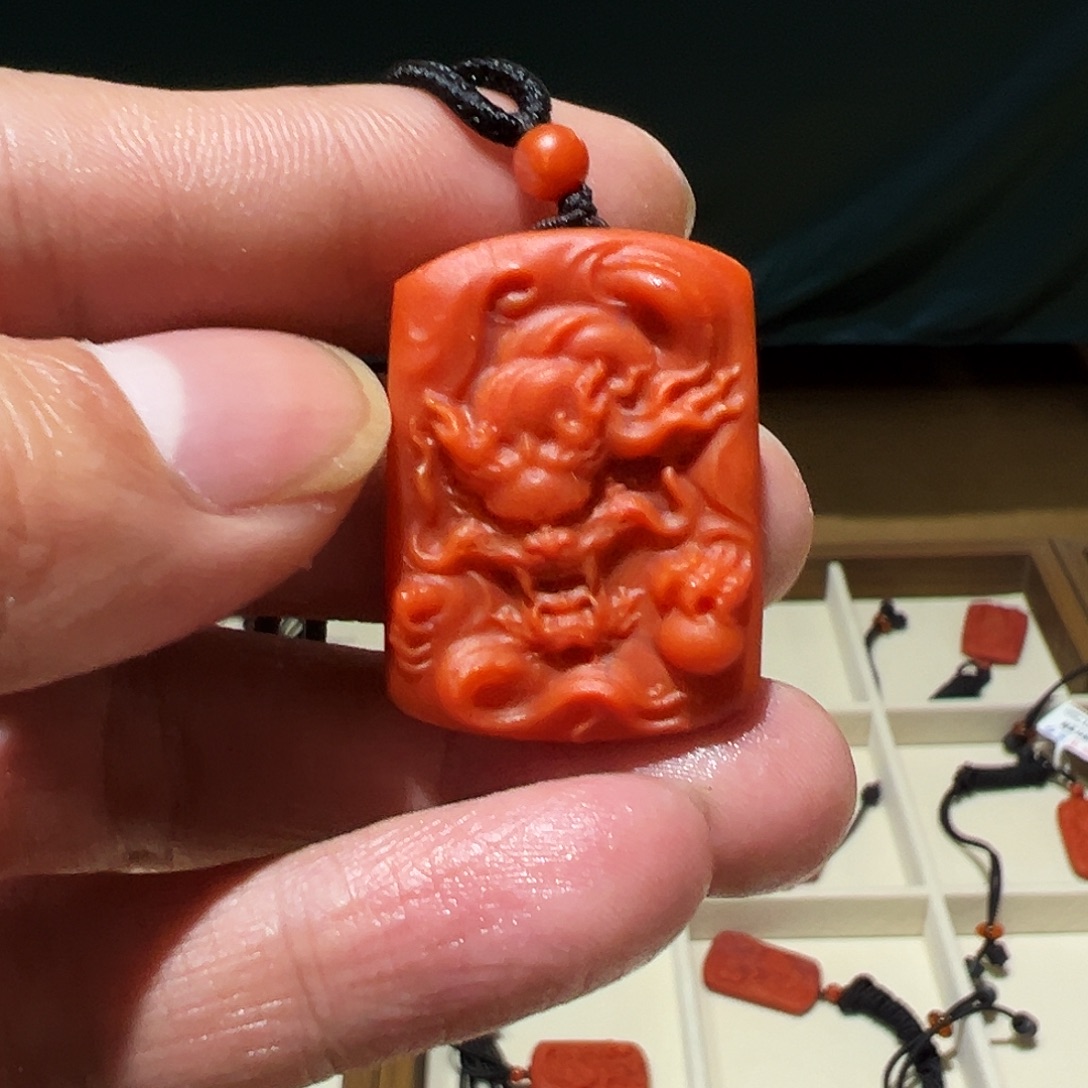 南红玛瑙未镶嵌买龙牌南红