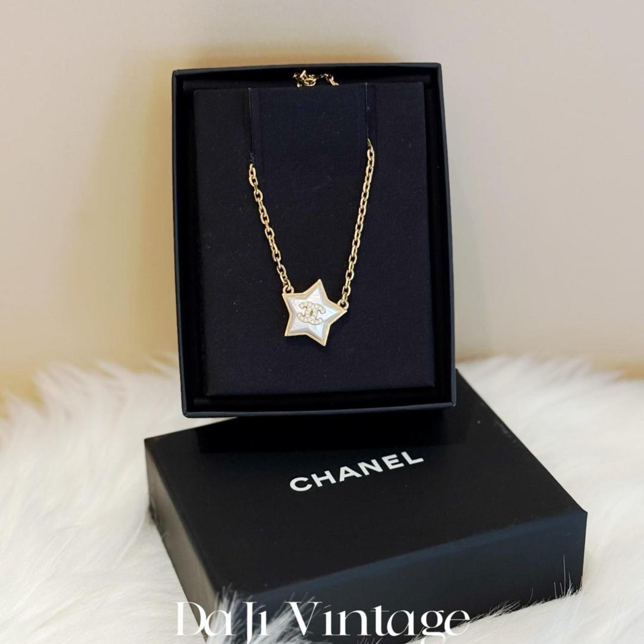 大吉中古/Chanel香奈儿珍珠五角星镶钻项链