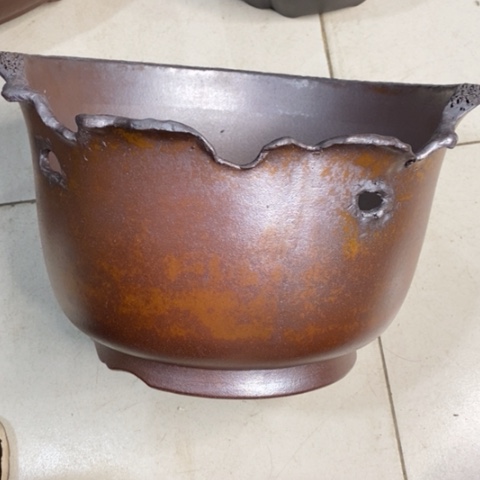 紫砂宜兴紫砂花盆