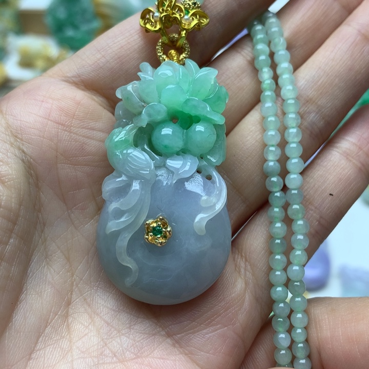 颈饰未镶嵌翡翠翡翠