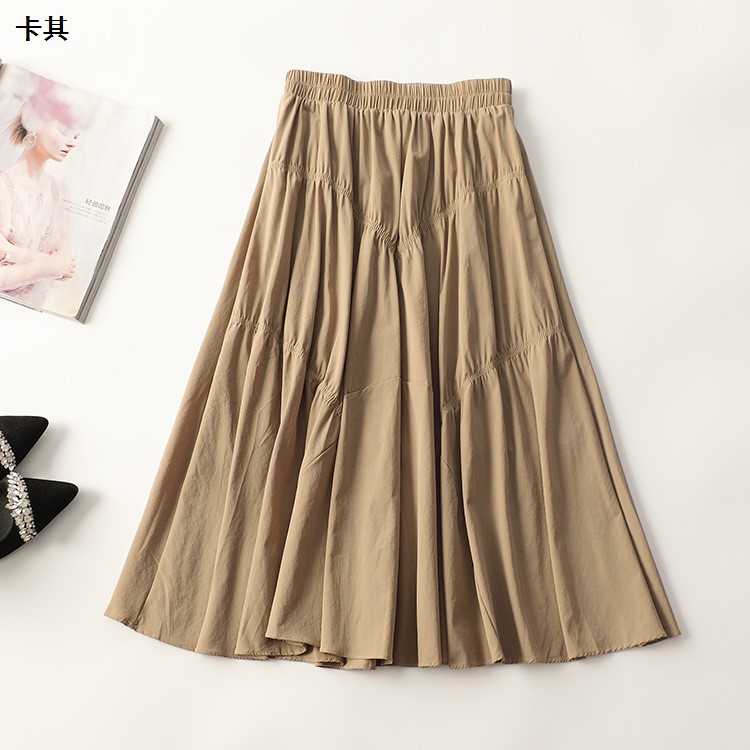 245466夏加长半身裙