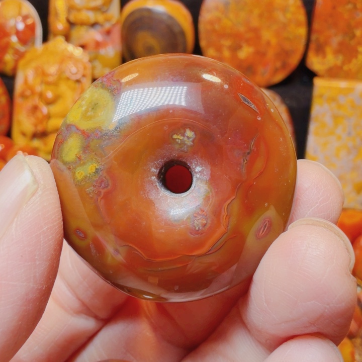 玛瑙/玉髓未镶嵌吊坠(不含链)