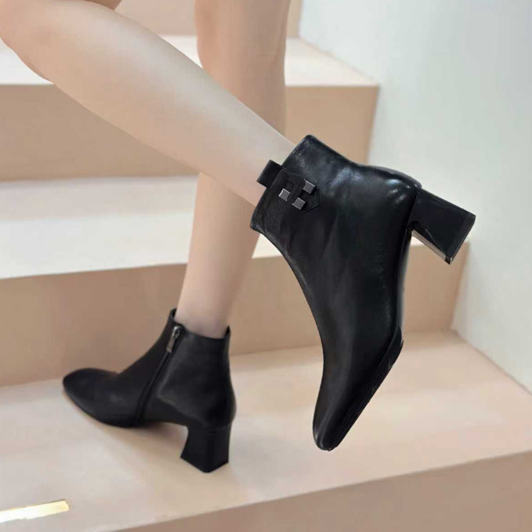 2025冬季新款羊皮短靴50951-1