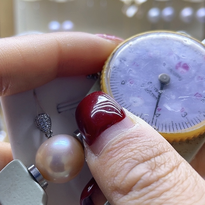 淡水珍珠银S925镶嵌颈饰