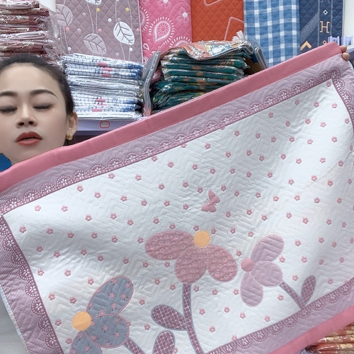 棉粉色椰子树纯棉