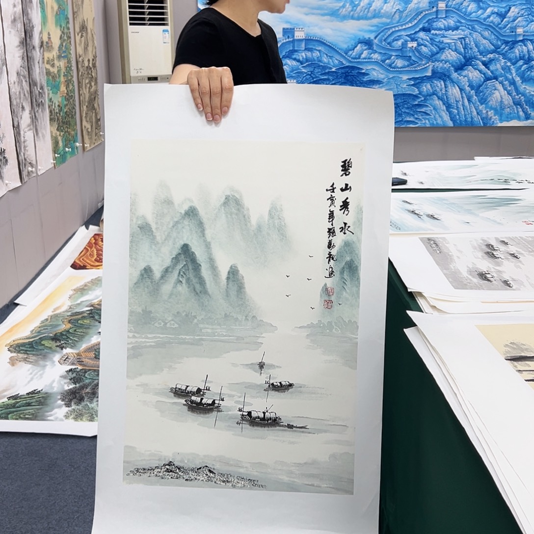 国画宣纸纯手绘国画作品