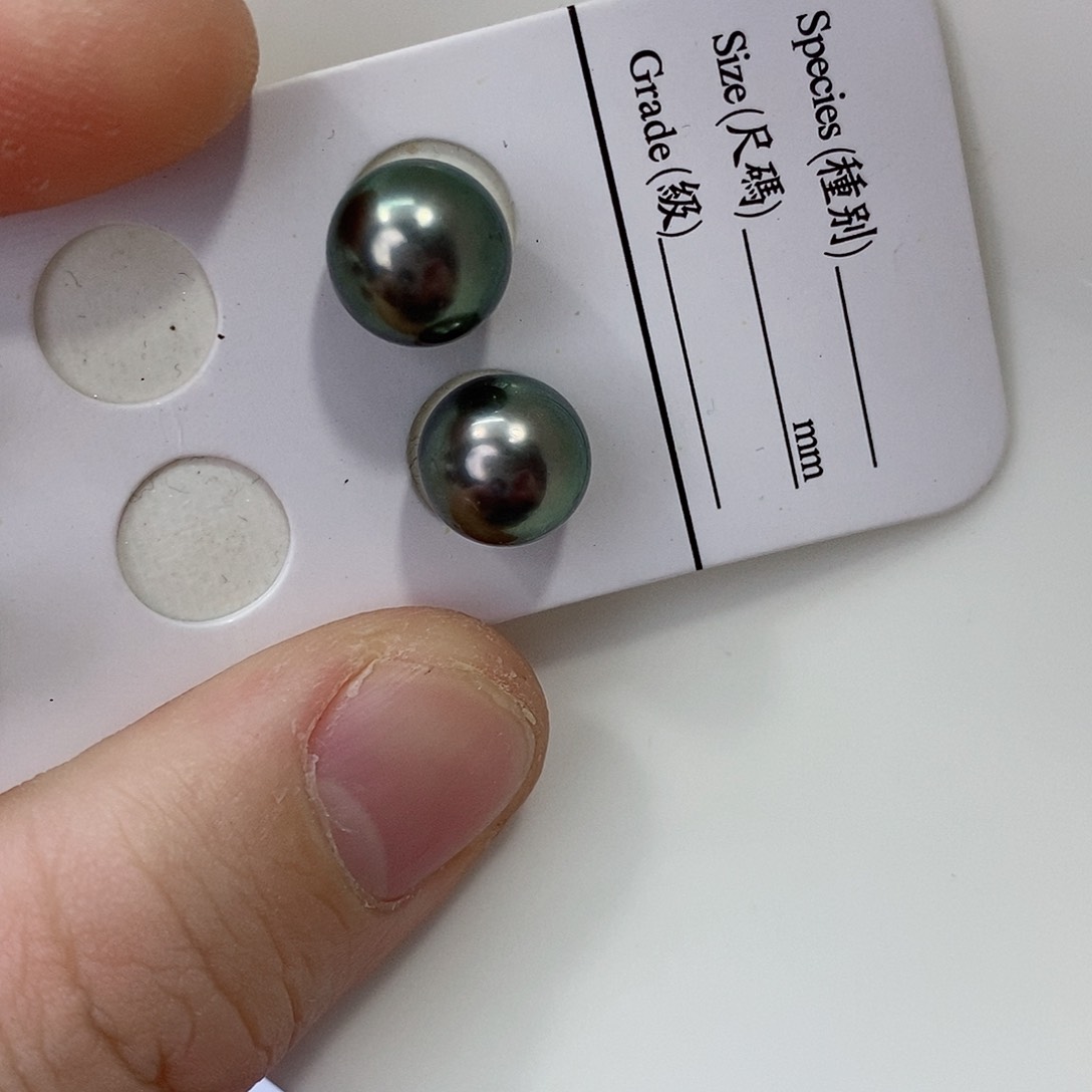 海水珍珠耳饰18K金镶嵌