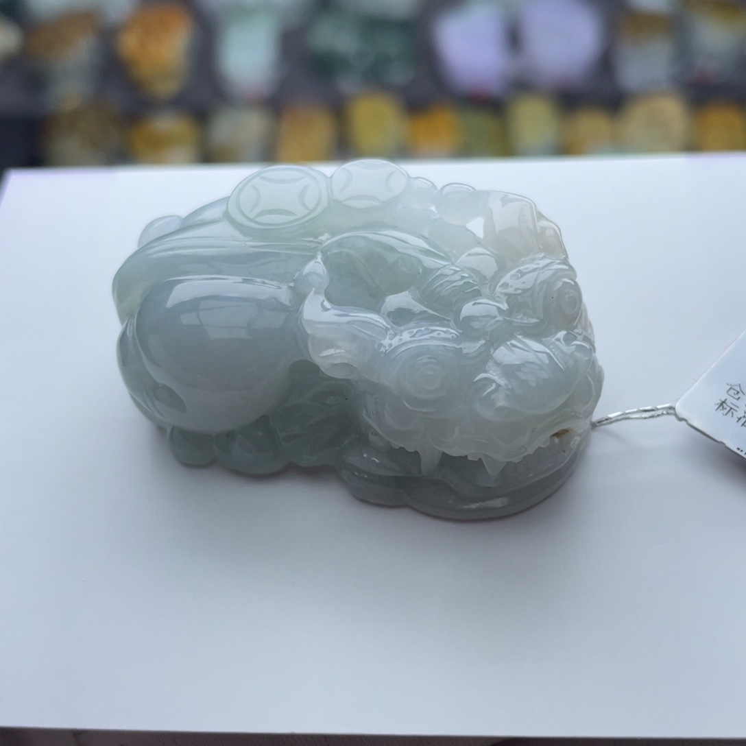 翡翠颈饰未镶嵌貔貅