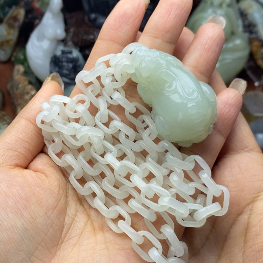 和田玉挂件未镶嵌