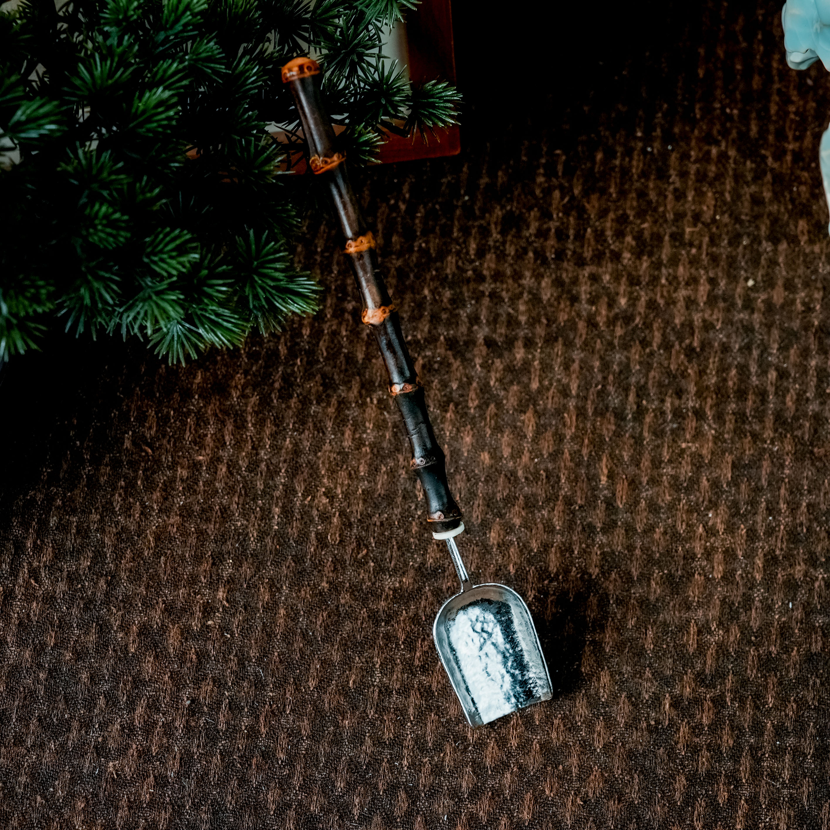 【古篱】紫竹锤纹茶铲 GLS077