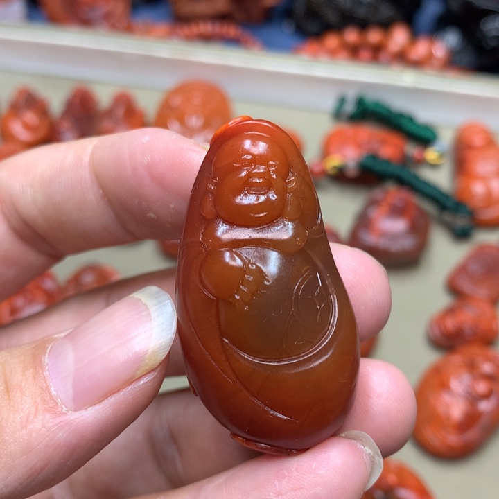 吊坠(不含链)未镶嵌南红玛瑙