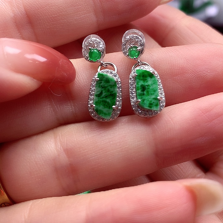 颈饰银S925镶嵌翡翠翡翠