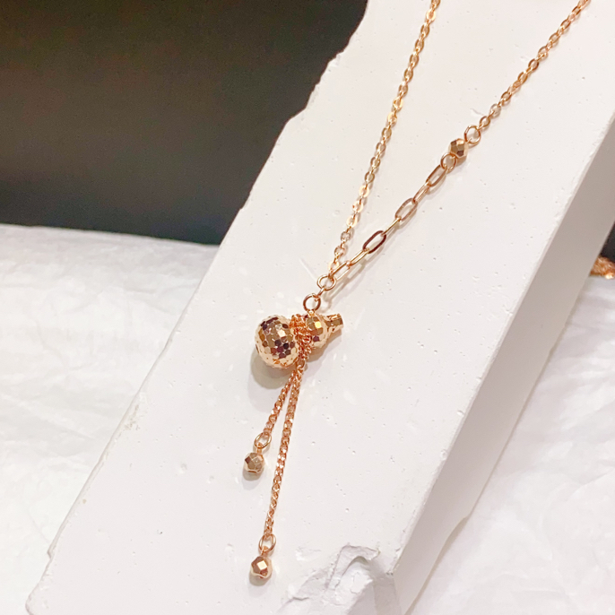 18K时尚暴闪葫芦套链