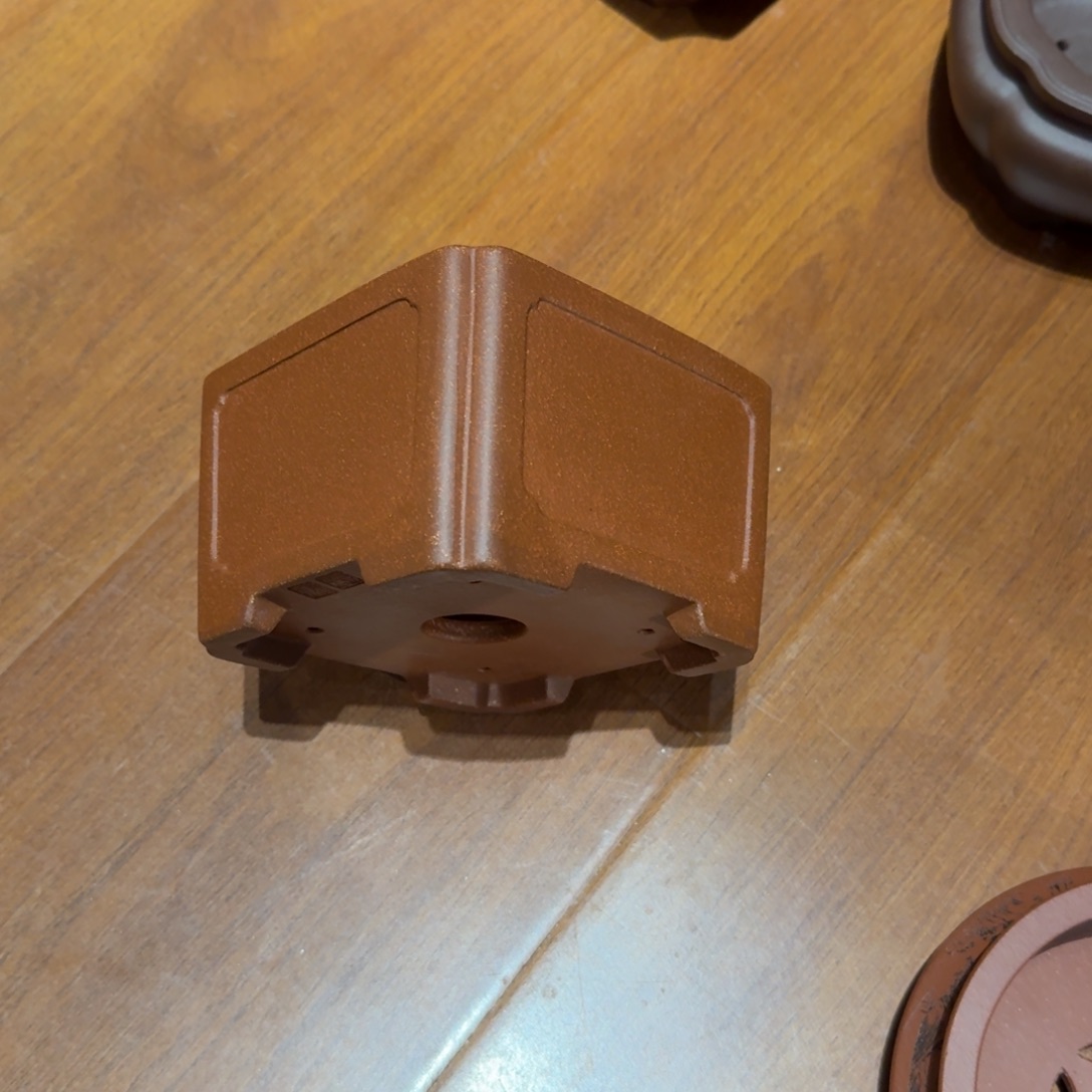 竹***紫砂花盆原矿紫泥