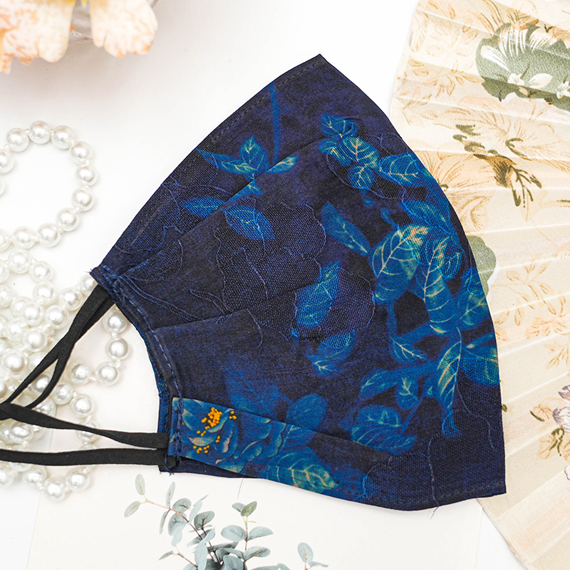 防晒口罩【九晚听莲】透气香云纱桑蚕丝面罩防尘防风沙真丝面纱四季