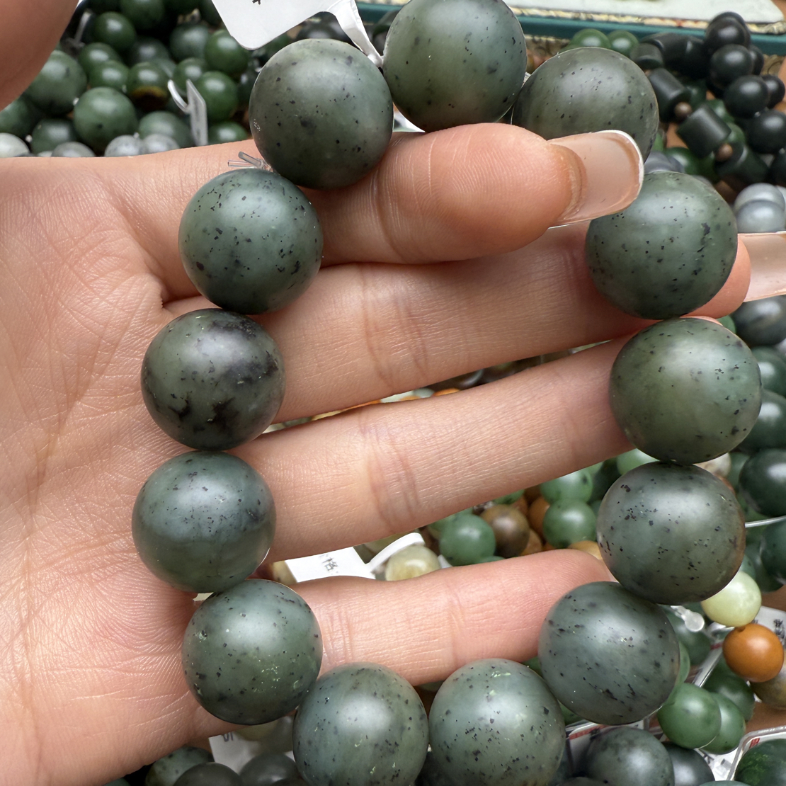 和田玉手串1219z拍一发一