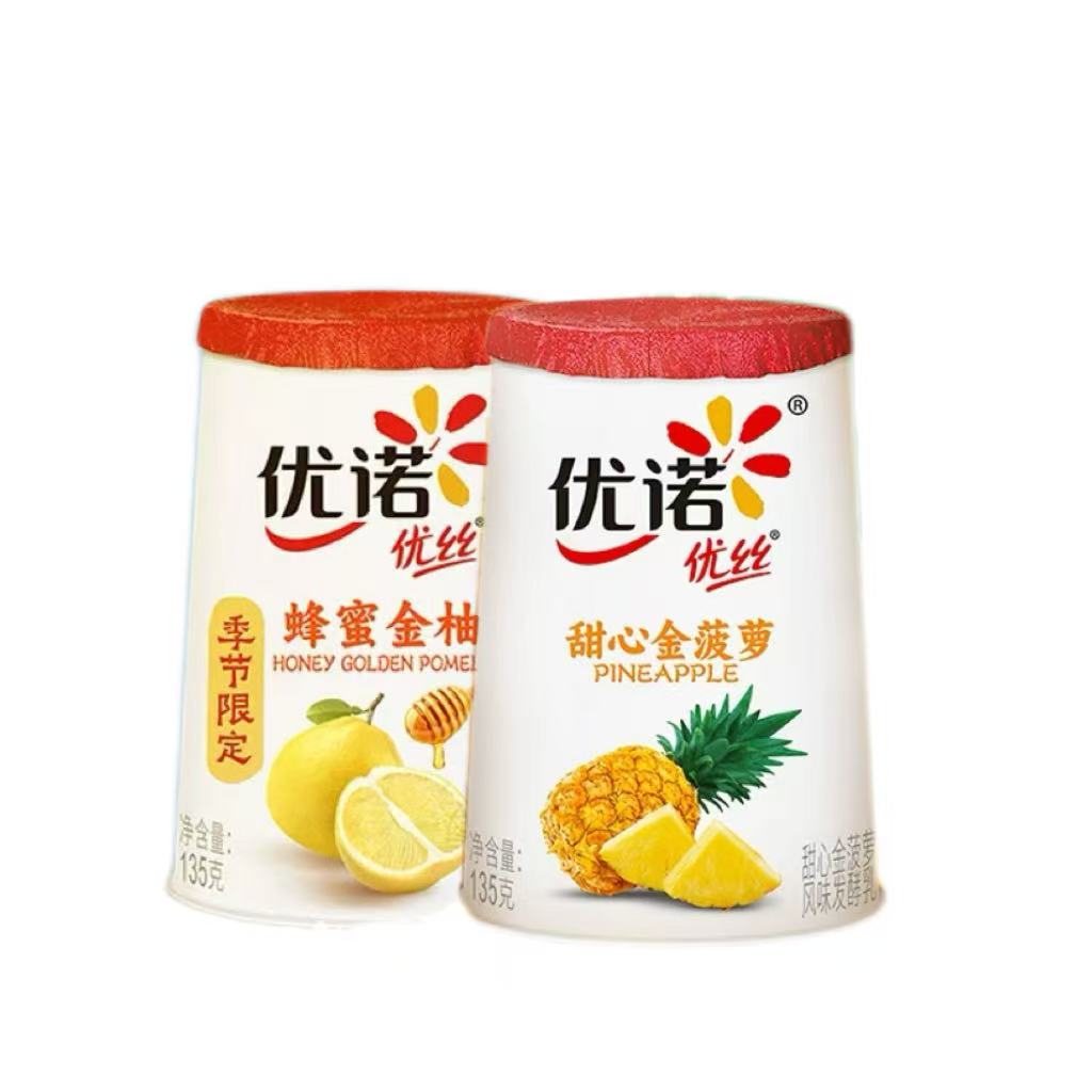 短保28天25.12.18-12.21到期yoplait优诺水果风味发酵乳酸奶
