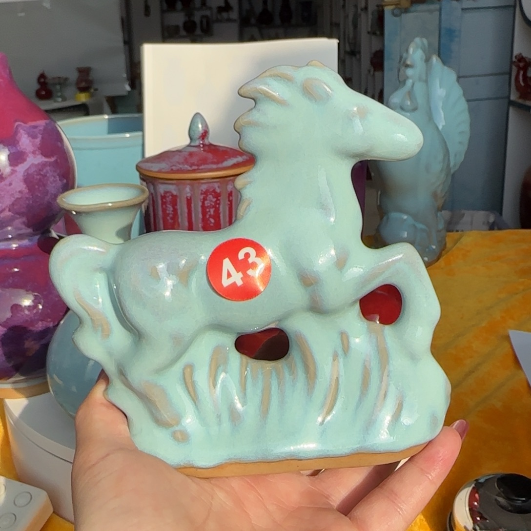 瓷摆件郑家钧窑摆件