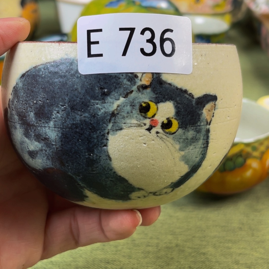 【闪购商品】摆件弟**?桃园山房釉下五彩