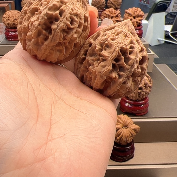 文玩核桃把件43 大沽石 v-012