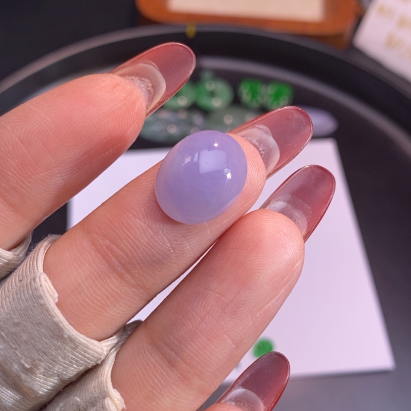 【闪购商品】翡翠挂件未镶嵌蛋面
