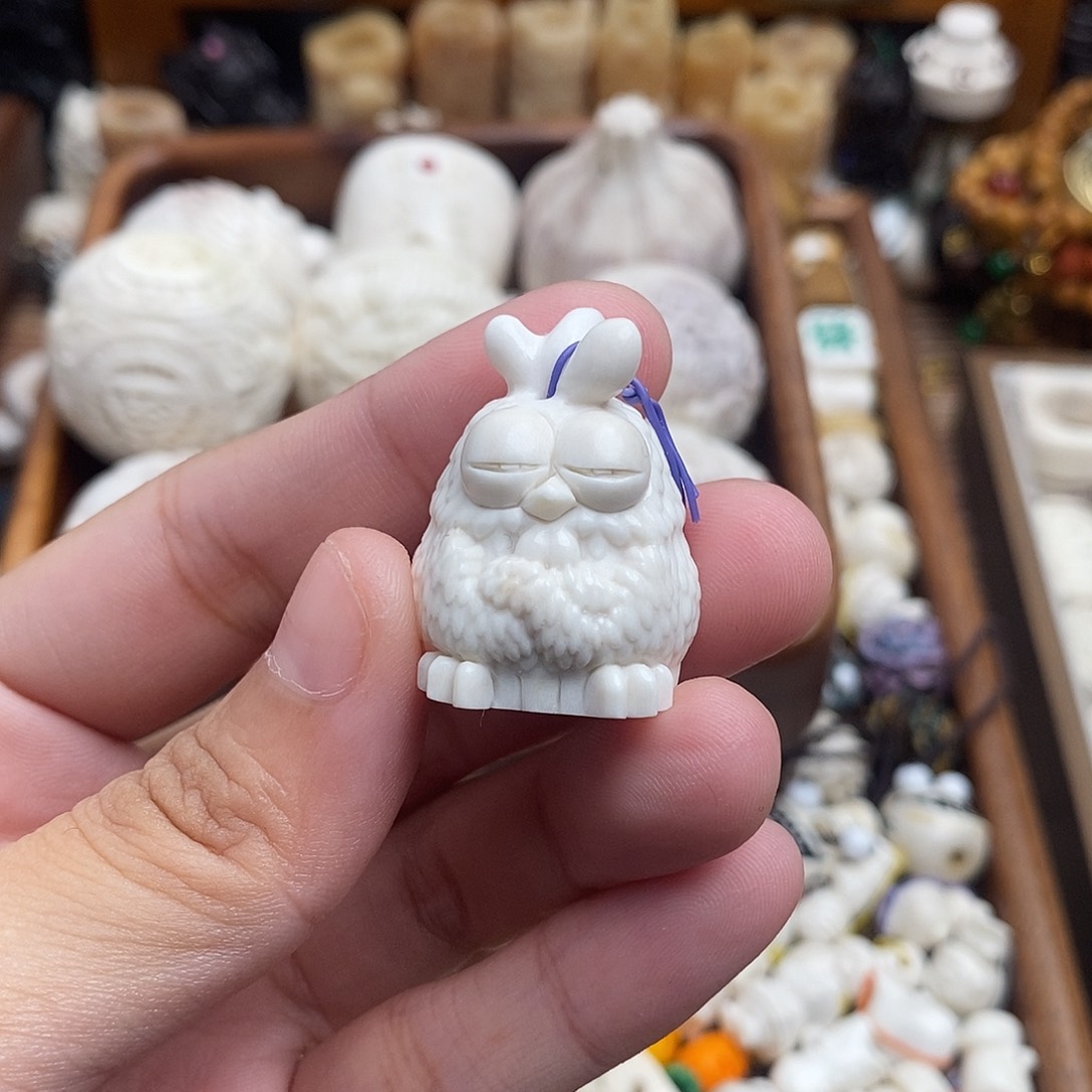 鹿骨把件c20藐视鸡