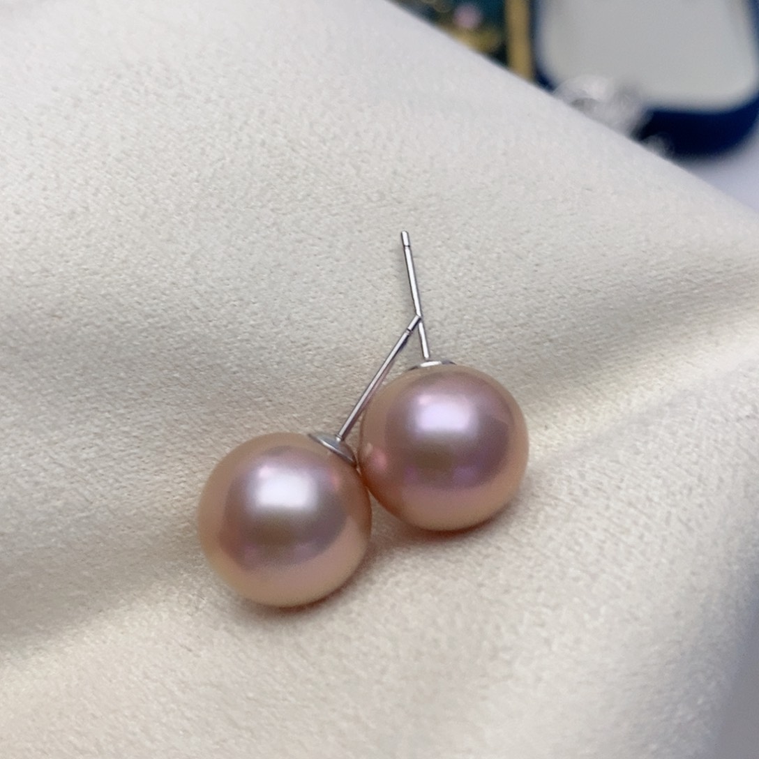 【闪购商品】淡水珍珠耳饰银S925镶嵌27