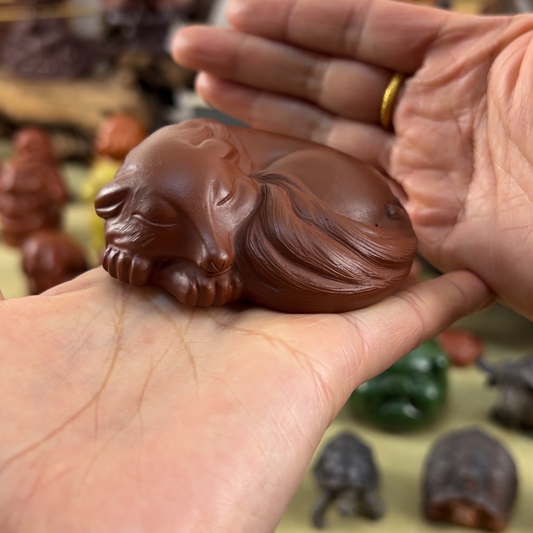 紫砂茶宠用****6紫砂九尾狐