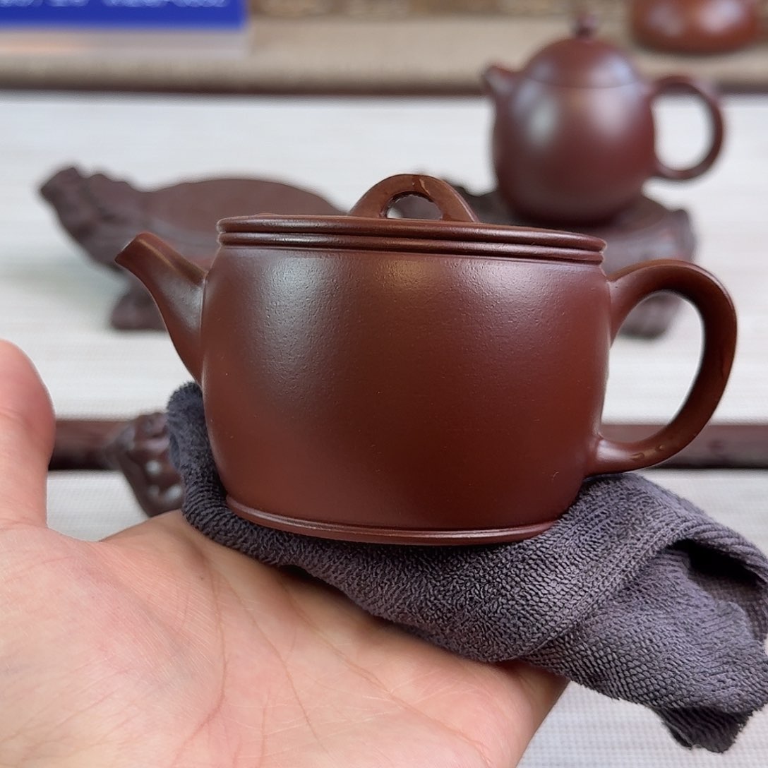 紫砂茶壶200cc底槽清汉瓦