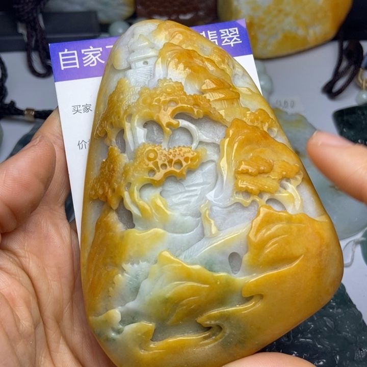 翡翠颈饰未镶嵌翡翠