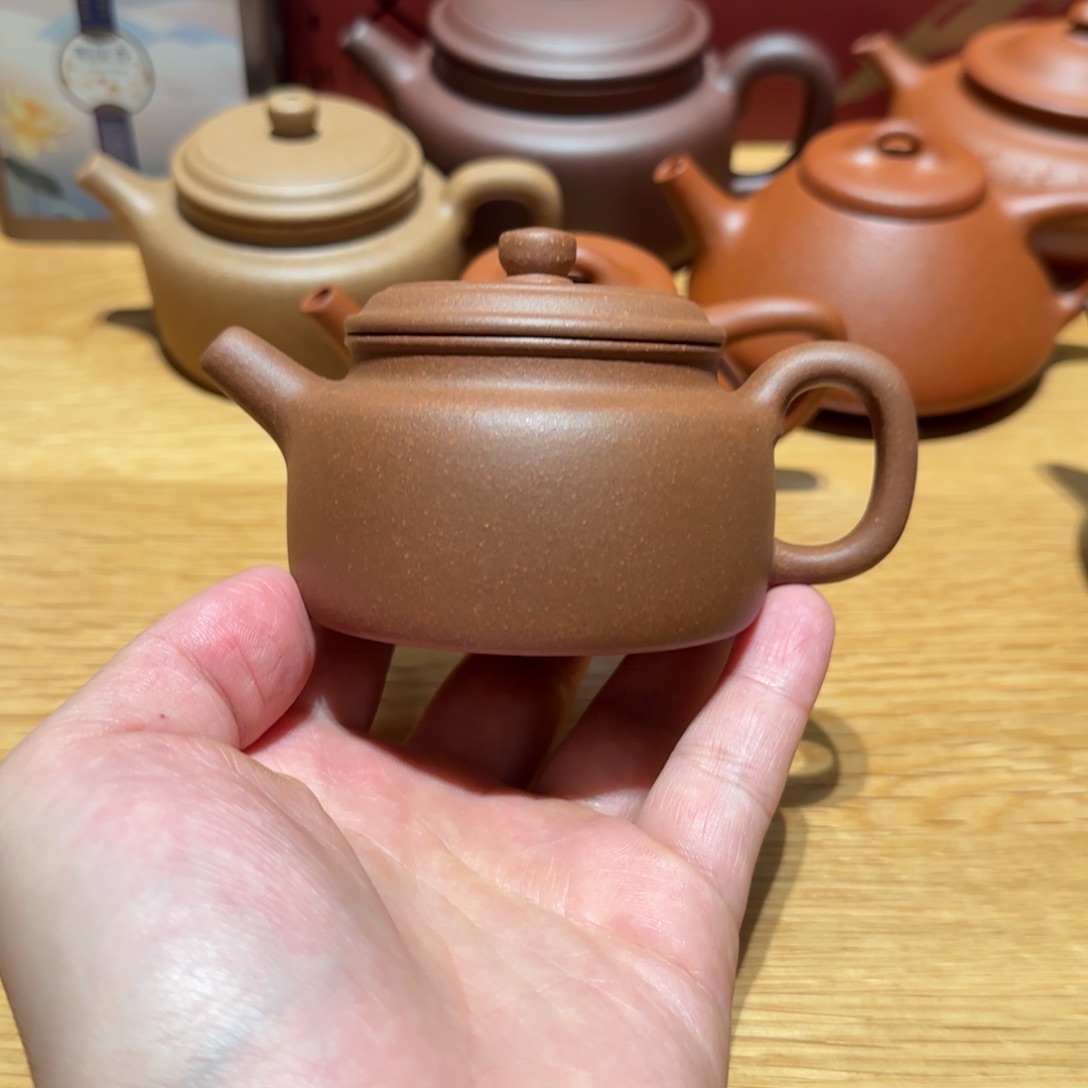 紫砂茶壶没***我段泥德钟