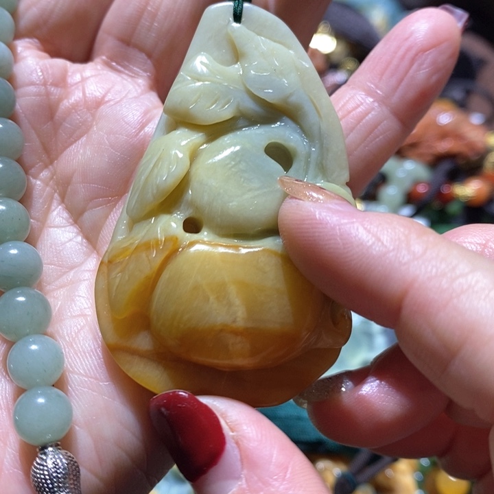 岫玉毛衣链未镶嵌