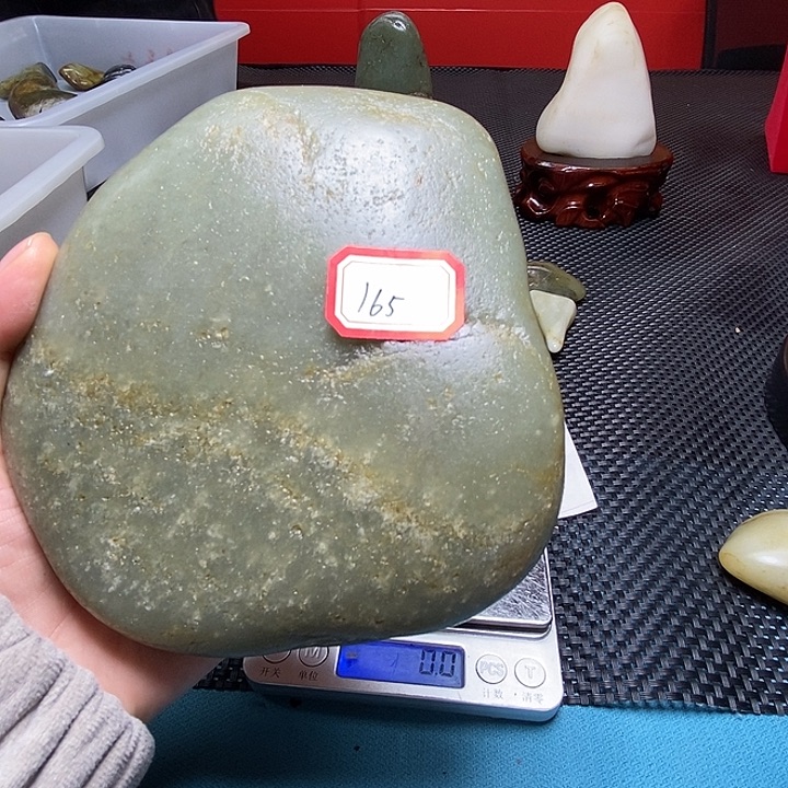 和田玉未镶嵌挂件165