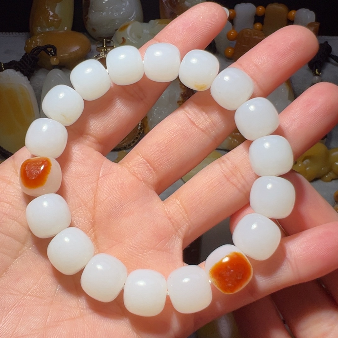 M***k和田玉未镶嵌吊坠(不含链)