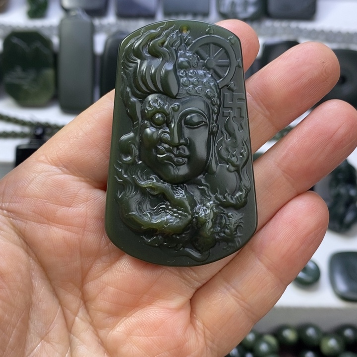 和田玉（青玉）未镶嵌珠宝奇石