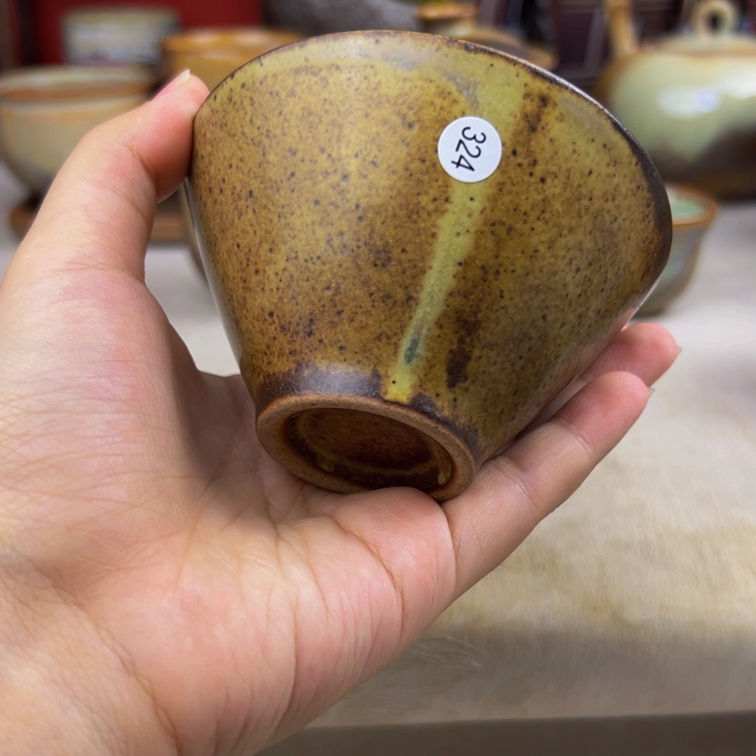 杯纯手工柴烧主人杯