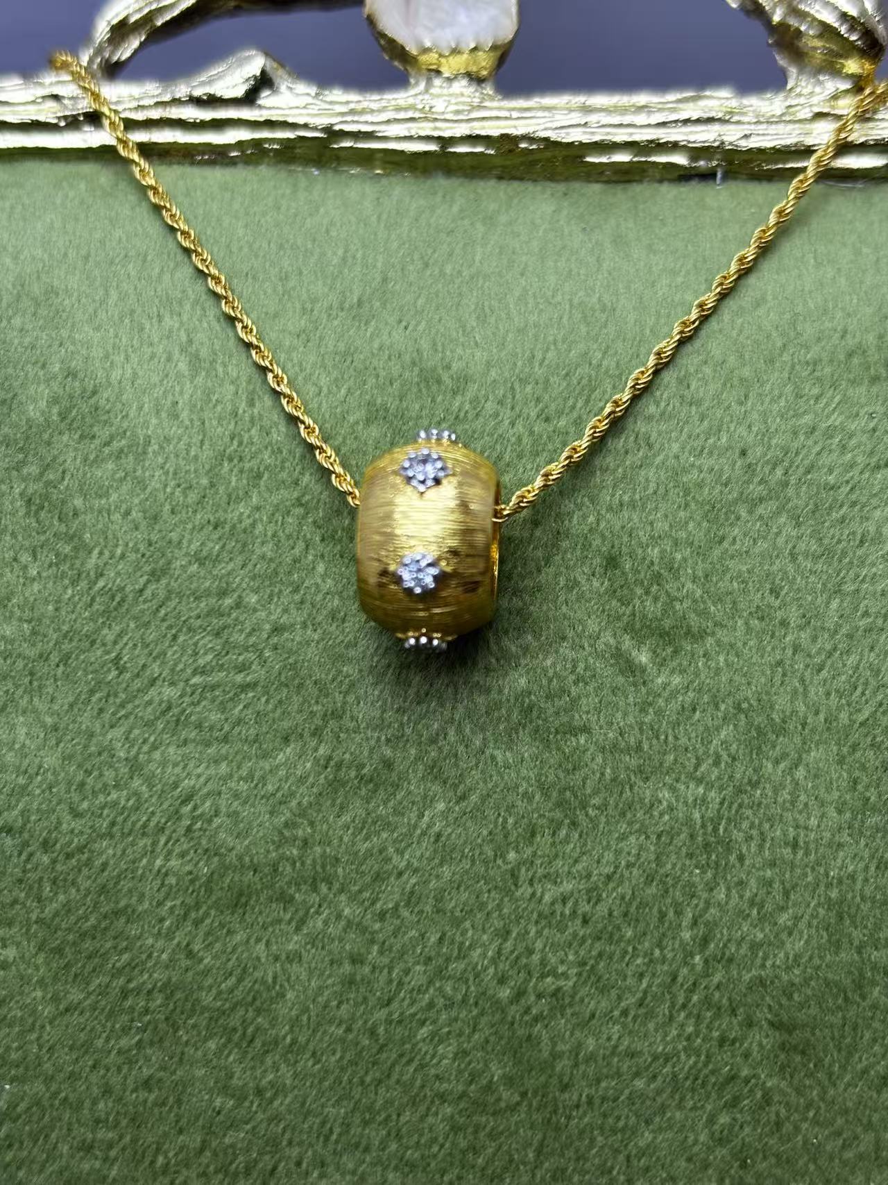 坠链均925银 【盛小姐的饰界】金色S925纯银镀金复古宫廷风路路通