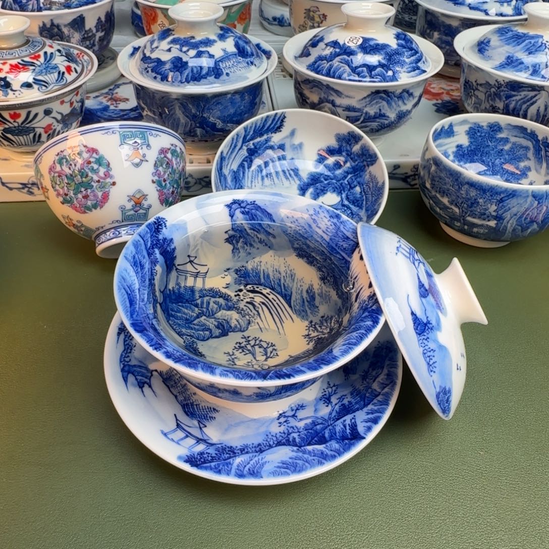 陶纯手工纯手绘茶具312