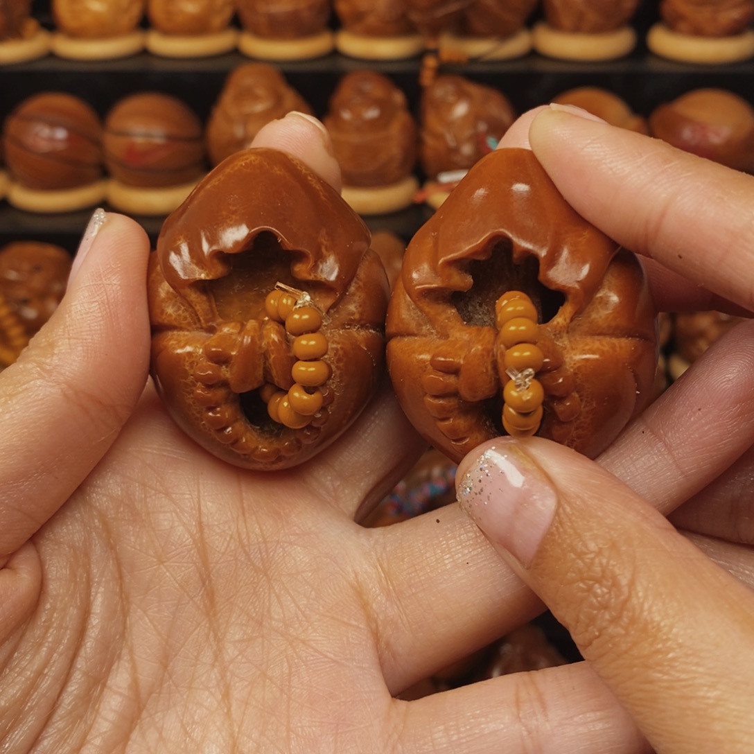 手串/手链橄榄核无相一对0098