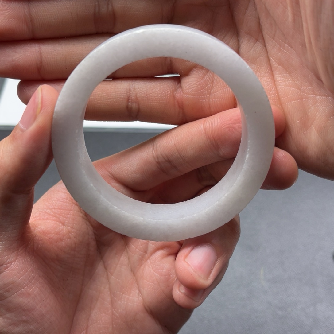 【闪购商品】定制翡翠56正圈纹裂放漏未镶嵌