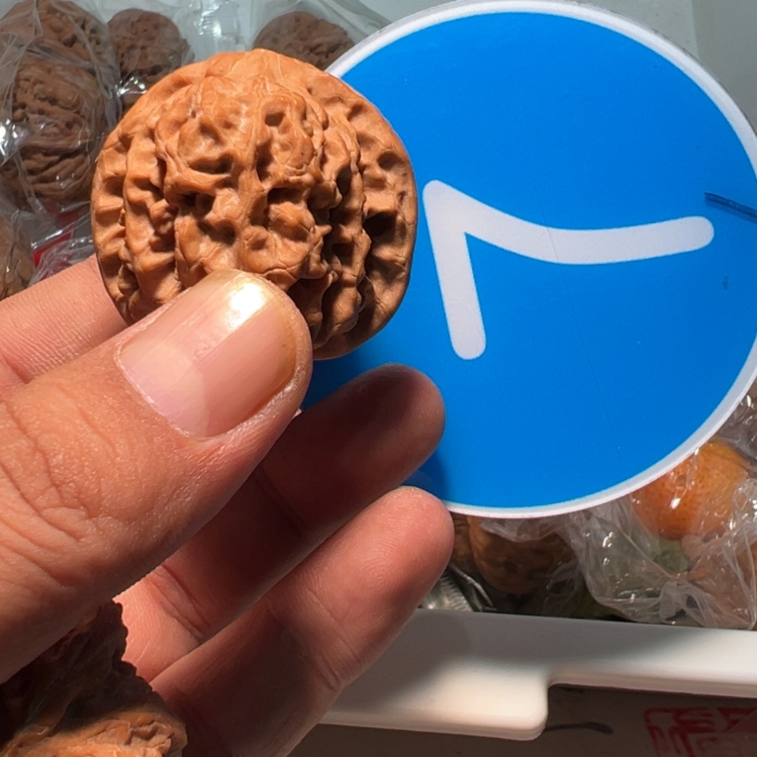 七***人文玩核桃，蓝色07号