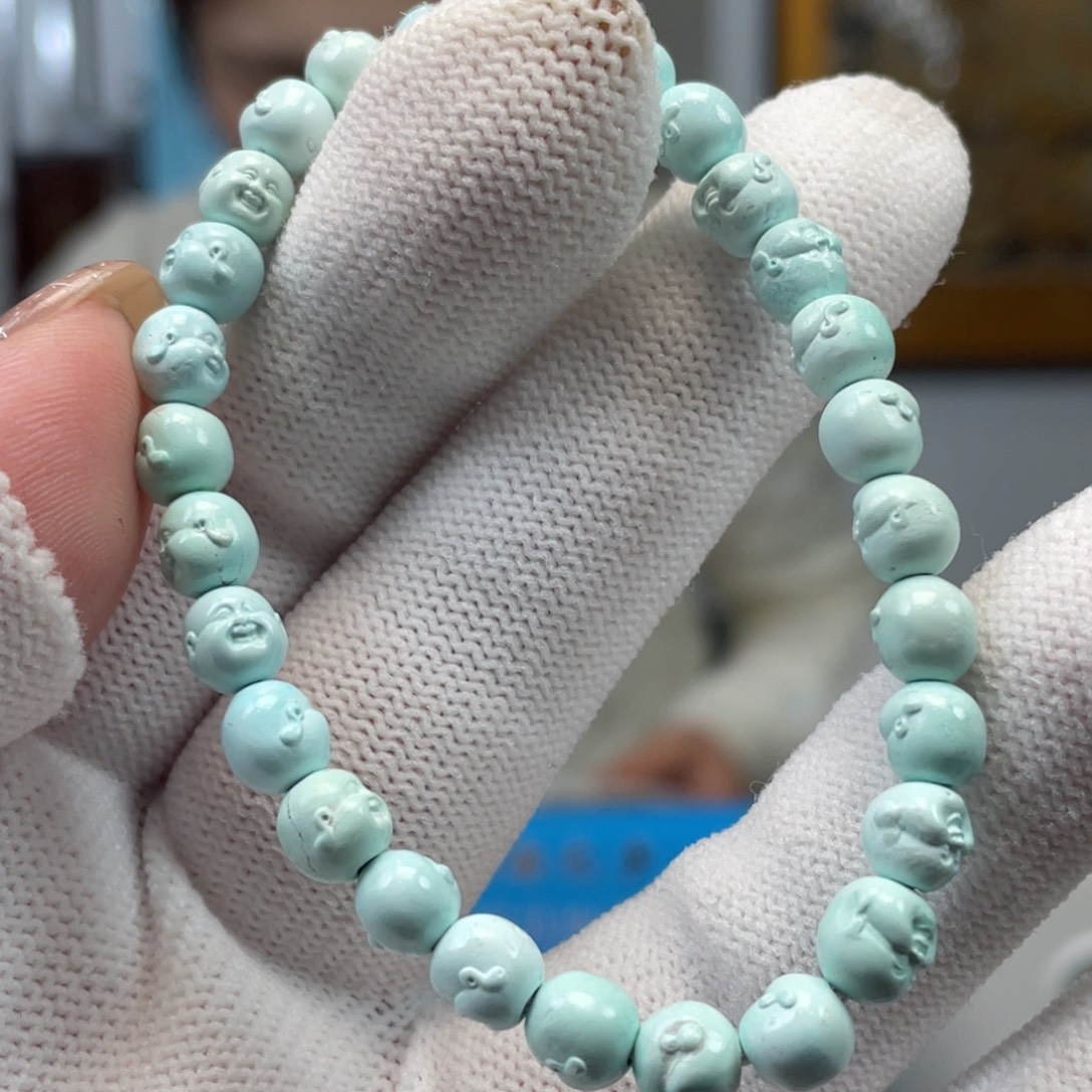 绿松石未镶嵌挂件