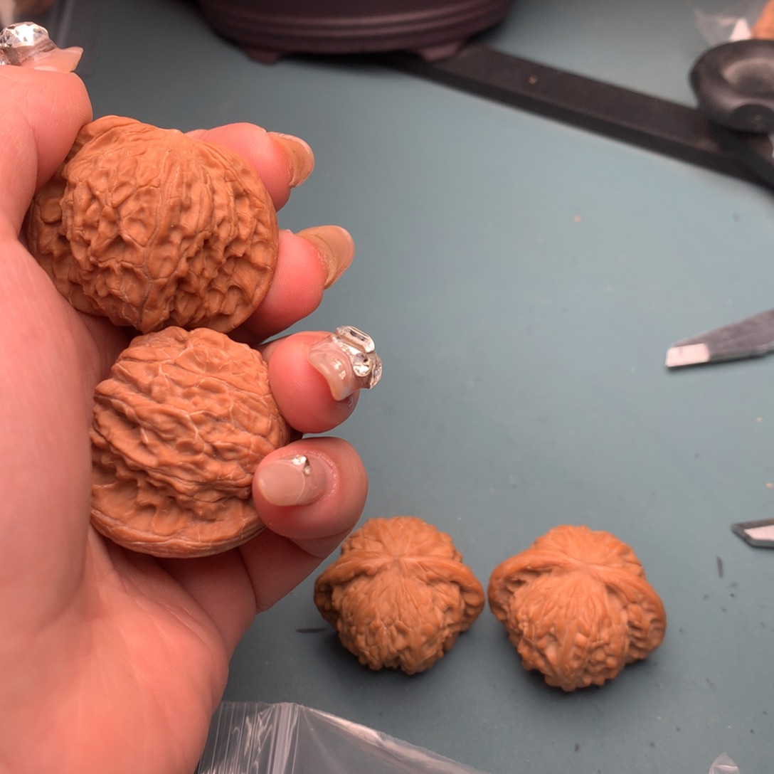 文玩核桃把件磨盘4243不是正磨