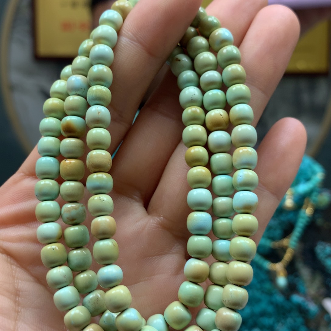 绿松石长链未镶嵌