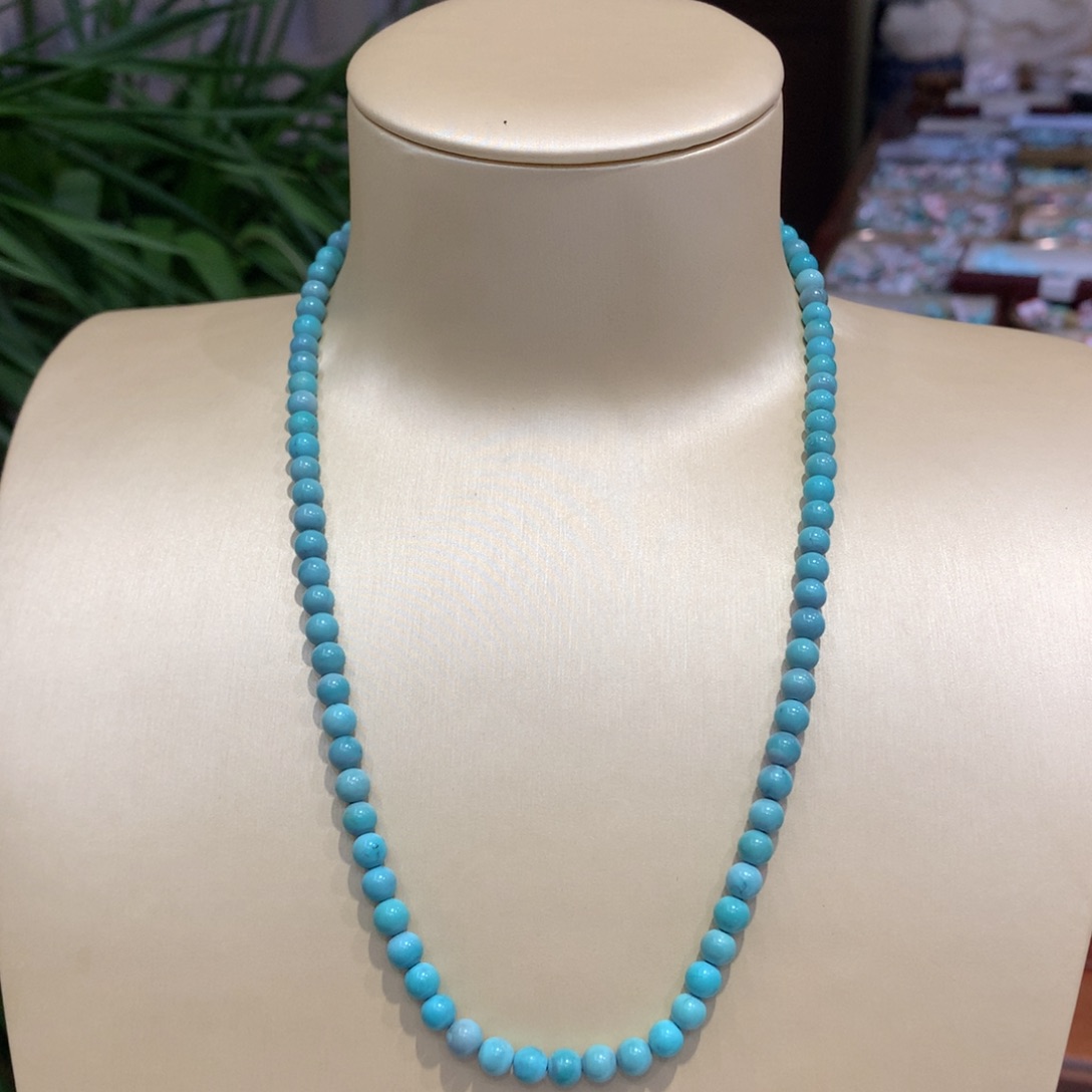 绿松石未镶嵌锁骨链